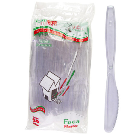 FACA REFEICAO PLAST REFORCADO C/50