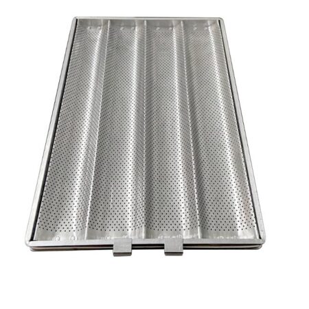 ASSAD PF 40X60 4 ONDAS ALUMINIO EUROFORM