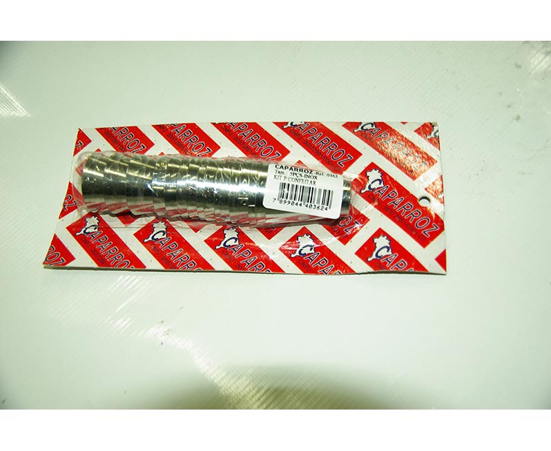 JOGO BICO CONFEITAR INOX 16 UND