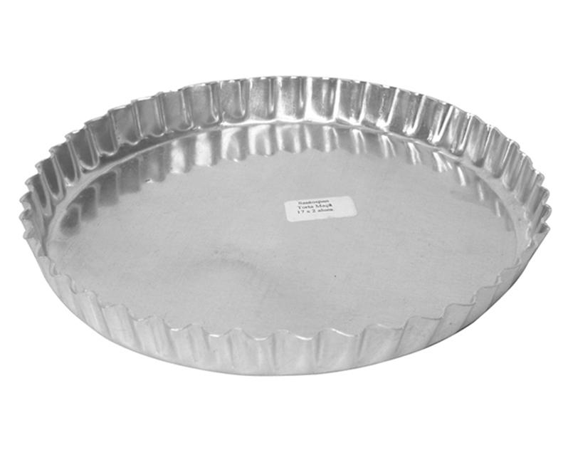 FORMA TORTA MACA ALUMINIO 17X2cm