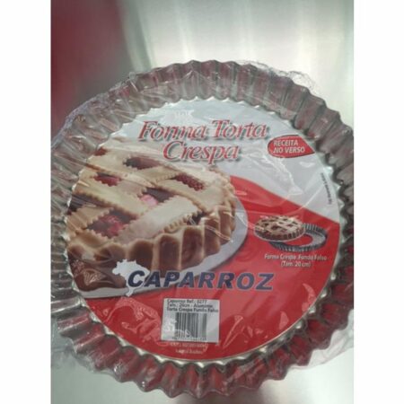 FORMA TORTA MACA FUNDO FALSO 20X2CM