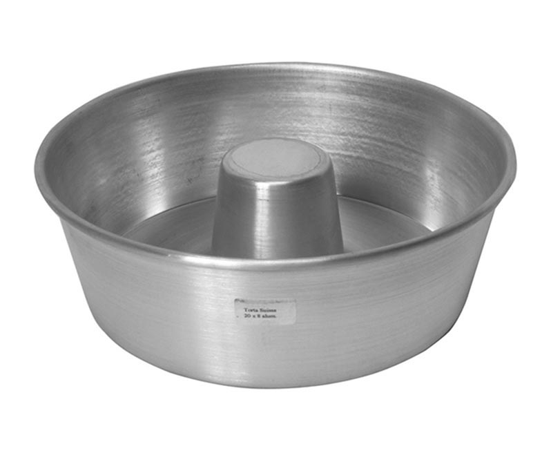 FORMA TORTA SUISSA ALUMINIO 20X8CM