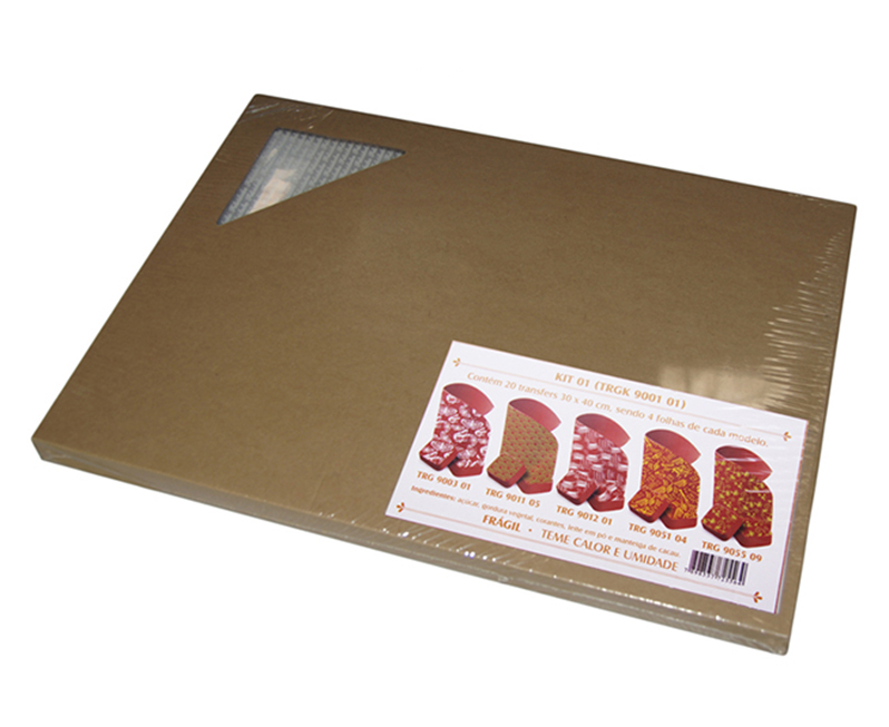 TRANSFER 20 FOLHAS C/5 MODELOS KIT 01