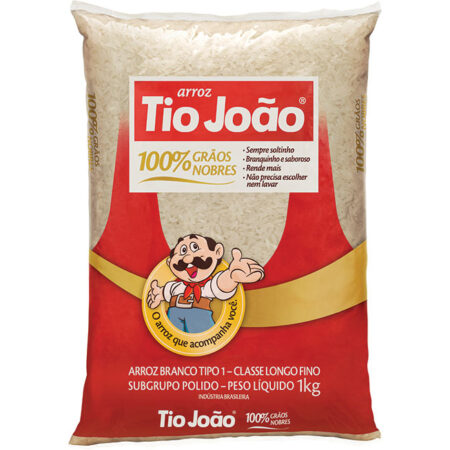 ARROZ BRANCO 5KG TIO JOAO