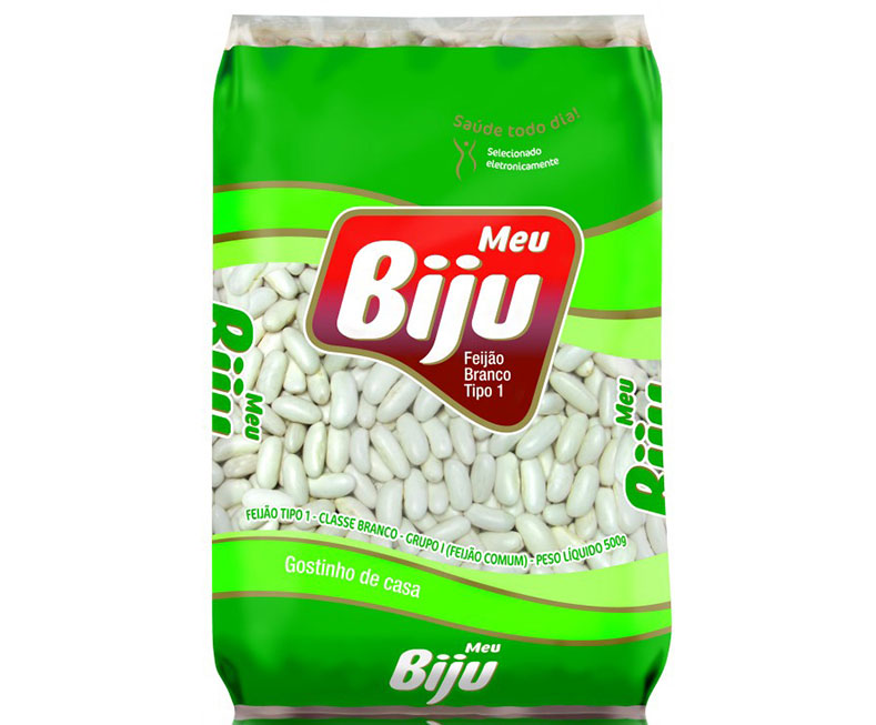 FEIJAO BRANCO 500GR MEU BIJU