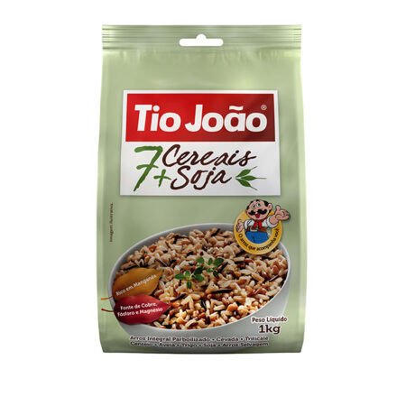 ARROZ SETE CEREAIS +SOJA 1KG TIO JOAO