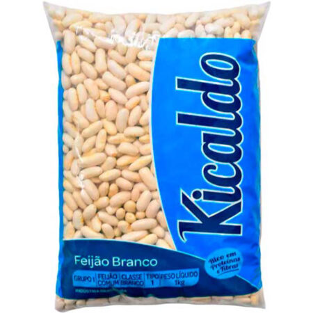 FEIJAO BRANCO 1KG KICALDO