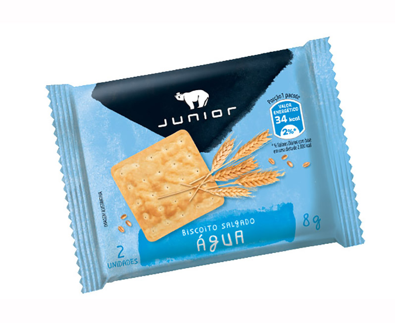 BISCOITO AGUA E SAL 180X8G JUNIOR