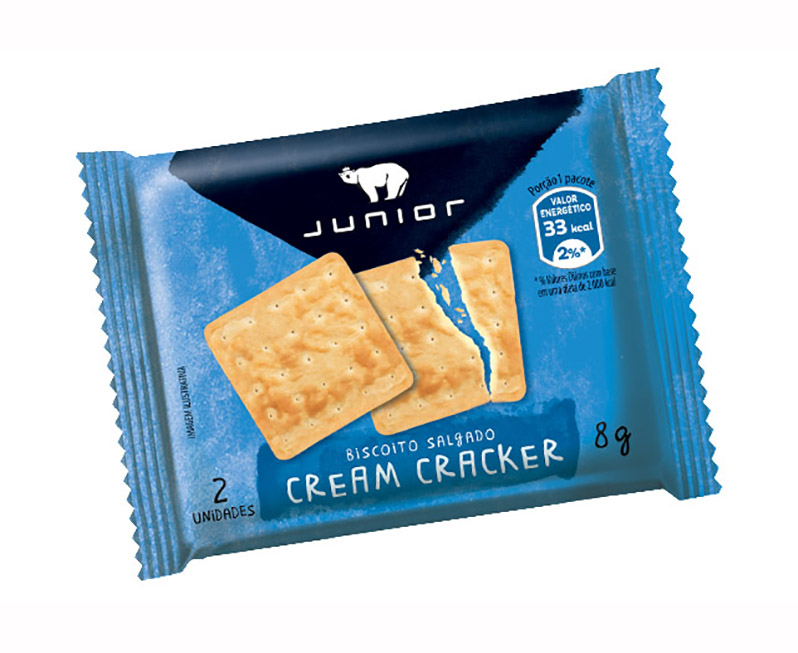BISCOITO CREAM CRACKER 180X8G JUNIOR