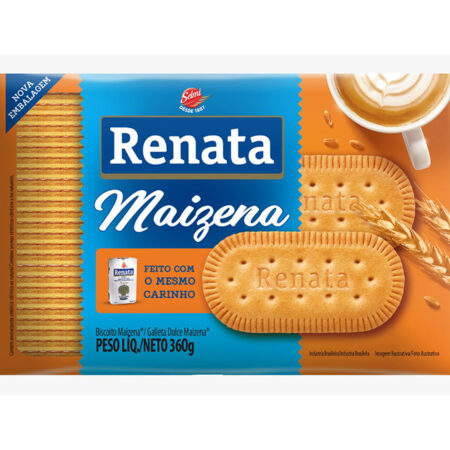 BISCOITO MAIZENA 20X360GRS RENATA